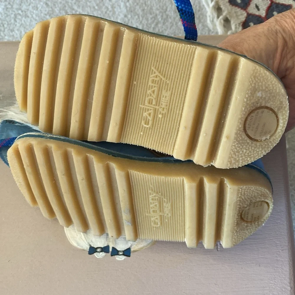Blue Kids Shoes by a company in Chile